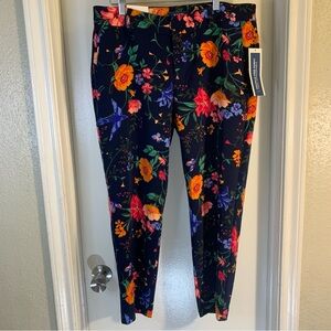 Old Navy Floral Women's Ankle Jeans - Multicolor